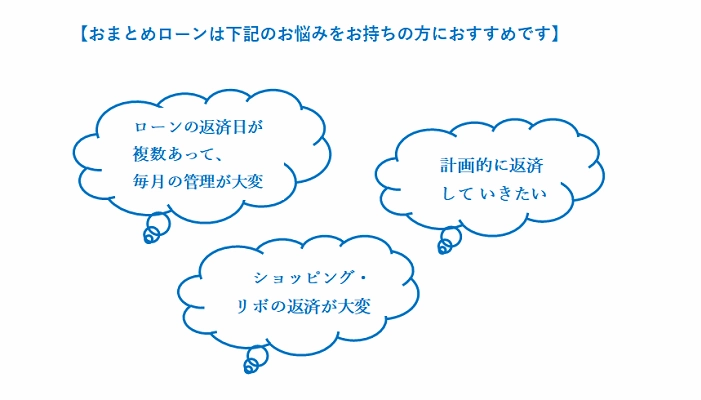 複数のローンをお持ちの方のお悩み